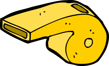 bir insan tarafından çizilmiş çizgi film düdüğü