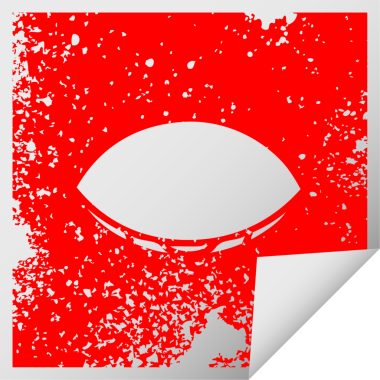 Bir insan tarafından çizilmiş uyuyan bir gözün kareli soyulan çıkartması.