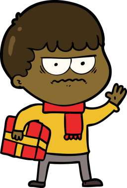 Bir insan tarafından çizilmiş el çizimi karikatür