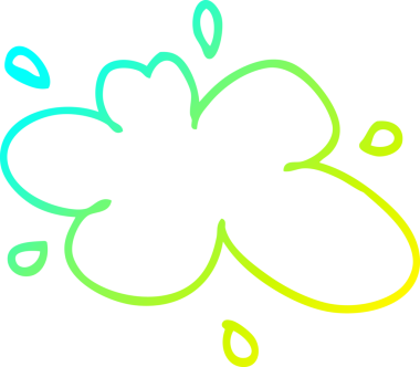 Bir insan tarafından çizilmiş kırmızı bir karikatür çizimi.