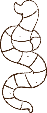 Bir insan tarafından çizilmiş Yılan Kömürü