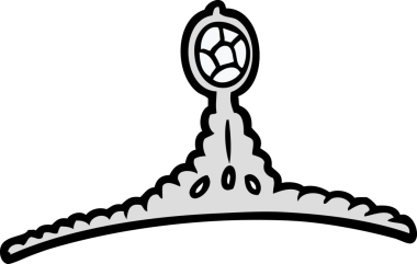 Bir insan tarafından çizilmiş prenses tacı.