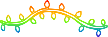 gökkuşağı gradyan çizgisi bir insan tarafından çizilmiş bir karikatür noel ışıkları