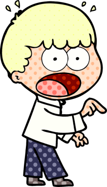 Bir insan tarafından çizilmiş bir karikatür.