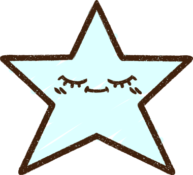 Bir insan tarafından çizilen Yıldız Tebeşiri