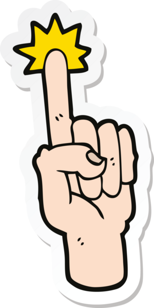 Bir insan tarafından çizilmiş bir çizgi filmin çıkartması.