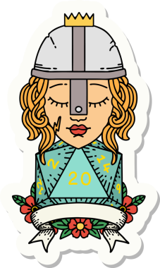 Bir insan tarafından çizilmiş 20 rulo doğal insan dövüşçüsünün çıkartması.