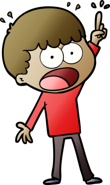 Bir insan tarafından çizilmiş bir karikatür.