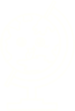 Bir insan tarafından çizilen Dünya Tebeşiri