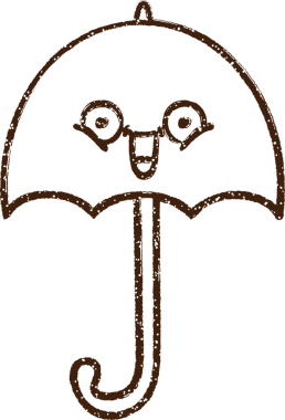 Bir insan tarafından çizilen Şemsiye Kömürü