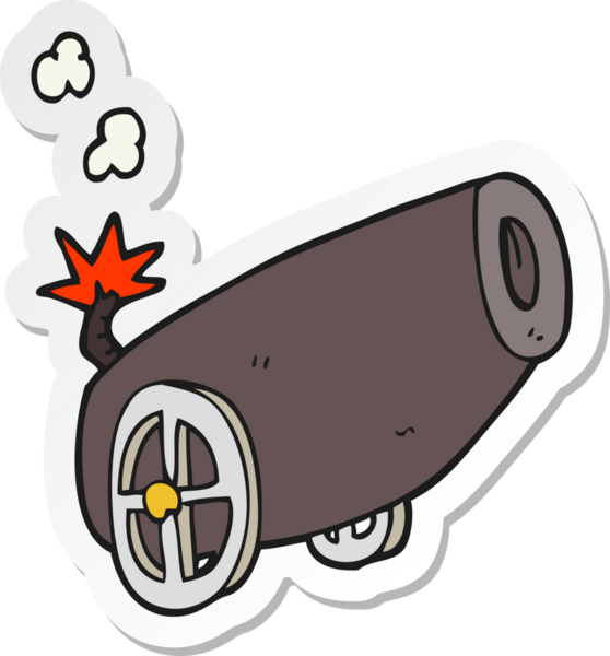 Bir insan tarafından çizilmiş bir karikatür topunun etiketi.