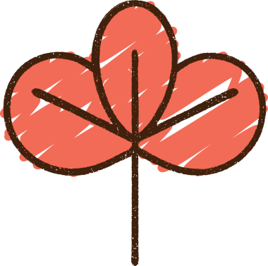 Bir insan tarafından çizilen Yaprak Tebeşiri