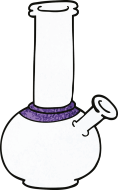 Bir insan tarafından çizilmiş karikatür nargilesi.