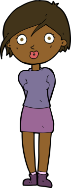 Bir insan tarafından çizilmiş bir karikatür.