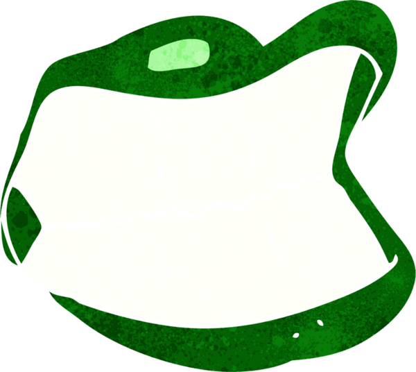 Bir insan tarafından çizilmiş cadılar bayramı ağzı sırıtan çizgi film.