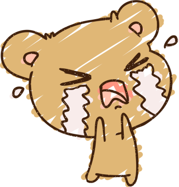 Ağlayan Ayı Tebeşiri Bir insan tarafından çizilmiş