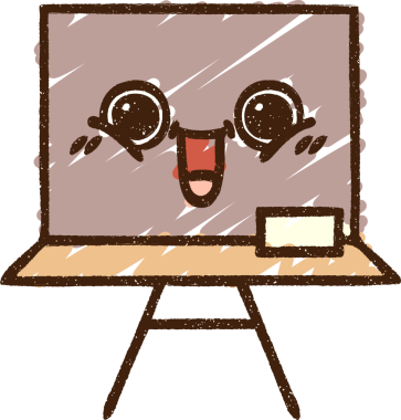 Bir insan tarafından çizilen Kara Tahta Tebeşir