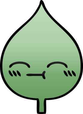 Bir insan tarafından çizilmiş dışavurumsal yaprağın gölgelenmiş çizimi