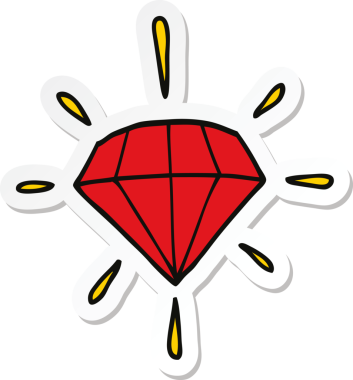 Bir insan tarafından çizilmiş karikatür dövmesi etiketi.