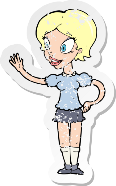 Bir insan tarafından çizilmiş sallanan bir karikatürün gerilimli yapıştırması.