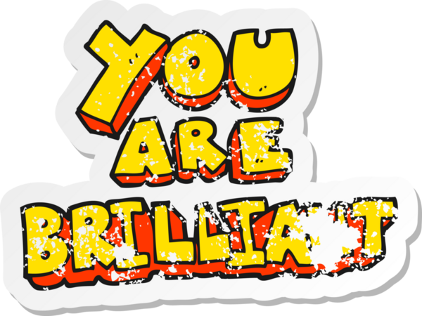 Geçmişe dönük sıkıntılı bir çıkartma. Bir insan tarafından çizilmiş harika bir çizgi film sembolü.