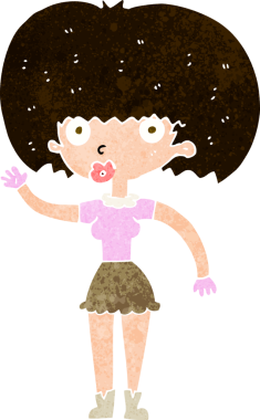 Bir insan tarafından çizilmiş el çizimi karikatür