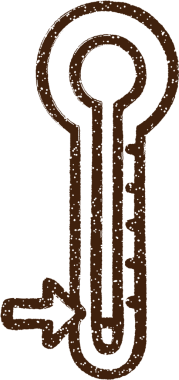 Bir insan tarafından çizilen Düşük Sıcaklık Sembolü Kömür Çizimi