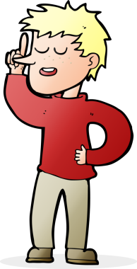 Bir insan tarafından çizilmiş bir fikri olan çizgi film adamı.