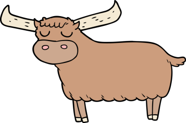 Bir insan tarafından çizilmiş bir çizgi film.