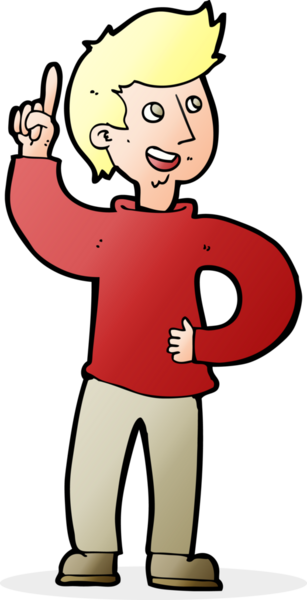 Bir insan tarafından çizilmiş bir fikri olan çizgi film adamı.