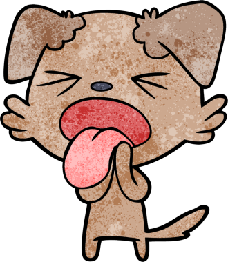 Bir insan tarafından çizilmiş iğrenç bir çizgi film.