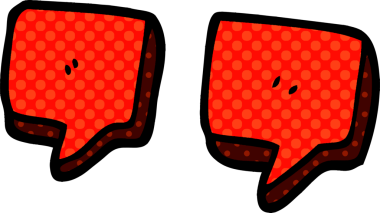 bir insan tarafından çizilmiş karalama tırnak işaretleri