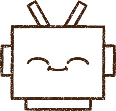 Robot Kömür Bir insan tarafından çizilmiş