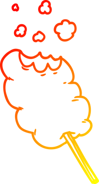 Bir insan tarafından çizilmiş bir çizgi çizgi film çizimi.