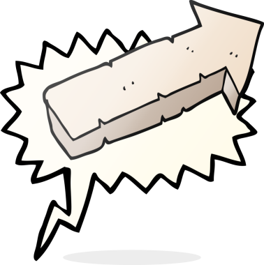 Bir insan tarafından çizilmiş serbest konuşma balonu karikatürü.