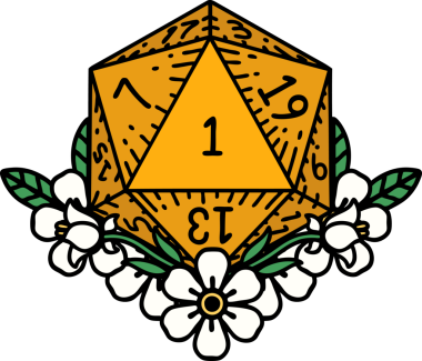 Retro Dövme Tarzı Doğal Zarlar Bir insan tarafından çizilmiş çiçek elementleri ile yuvarlanır