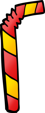 Bir insan tarafından çizilmiş karalama çizgili kamış.