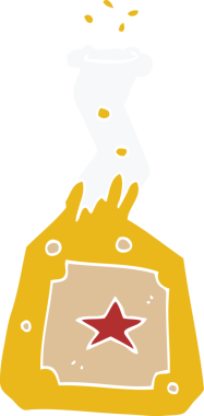 bir insan tarafından çizilmiş karikatür deney iksirleri.