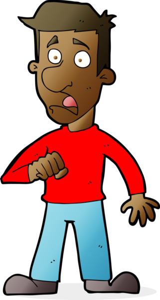 Bir insan tarafından çizilmiş bir karikatür.