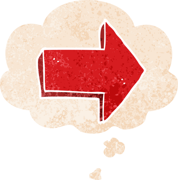 Bir insan tarafından çizilmiş grunge ile düşünce baloncuğu ile çizilmiş çizgi film sıkıntılı retro desen