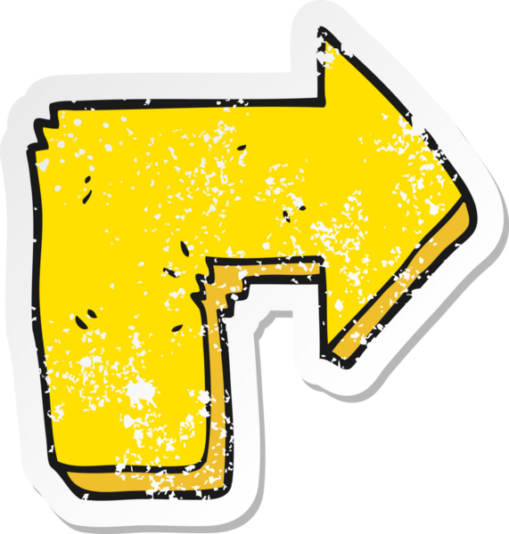 Bir insan tarafından çizilmiş karikatür okunun gerilimli yapıştırması.