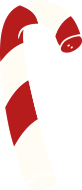 Çizgili çizgi çizgili şeker kamışı bir insan tarafından çizilmiş.