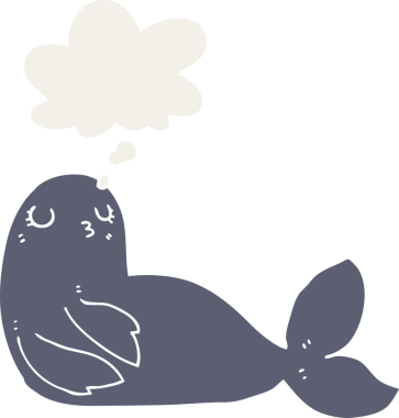 Düşünce baloncuğu olan karikatür mührü insan tarafından çizilmiş.