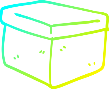 Bir insan tarafından çizilmiş bir karikatür ofisinin soğuk gradyan çizimi.