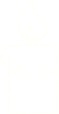 Yanan Mum Tebeşiri Bir insan tarafından çizilmiş