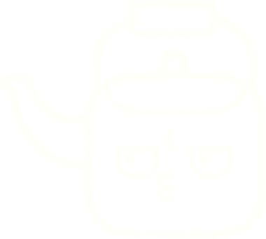 Bir insan tarafından çizilen Kettle Tebeşiri