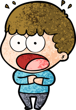 Bir insan tarafından çizilmiş bir karikatür.