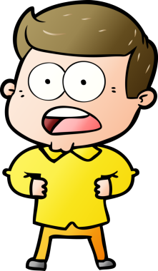 Bir insan tarafından çizilmiş bir karikatür.