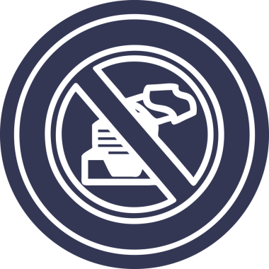 Bir insan tarafından çizilmiş kağıtsız ofis dairesel simgesi