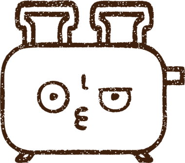 Bir insan tarafından çizilmiş tost makinesi kömürü.